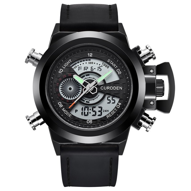 Duale Zeitmode Chronograph Uhr