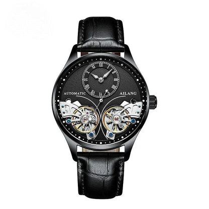 Doppeltourbillon Leuchtende Mechanische Uhr