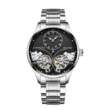 Doppeltourbillon Leuchtende Mechanische Uhr