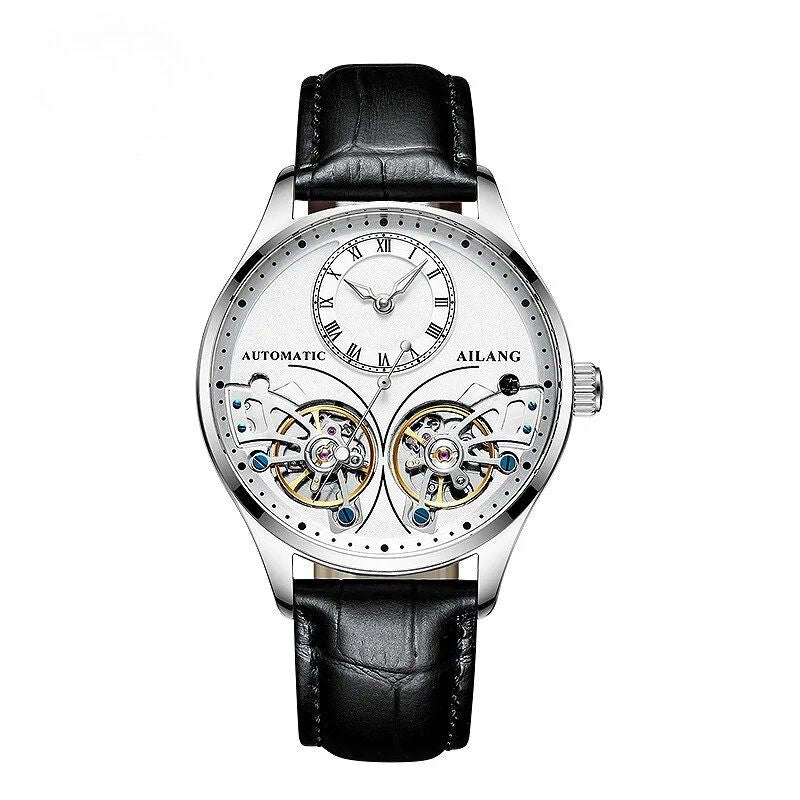 Doppeltourbillon Leuchtende Mechanische Uhr
