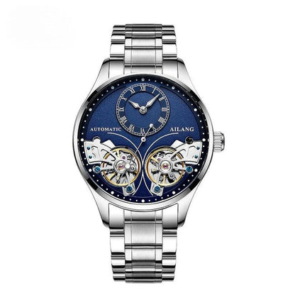 Doppeltourbillon Leuchtende Mechanische Uhr
