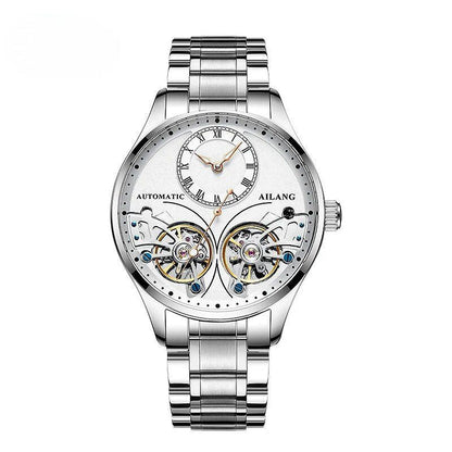 Doppeltourbillon Leuchtende Mechanische Uhr
