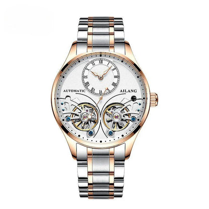 Doppeltourbillon Leuchtende Mechanische Uhr