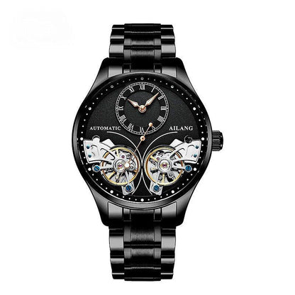 Doppeltourbillon Leuchtende Mechanische Uhr