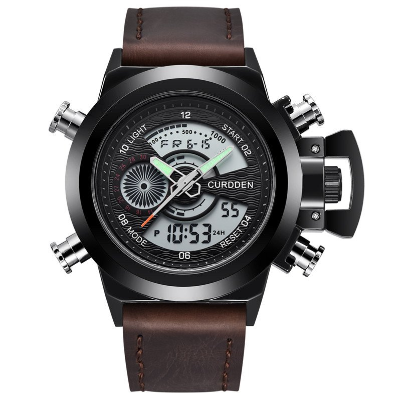 Duale Zeitmode Chronograph Uhr
