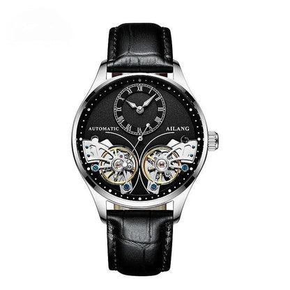 Doppeltourbillon Leuchtende Mechanische Uhr