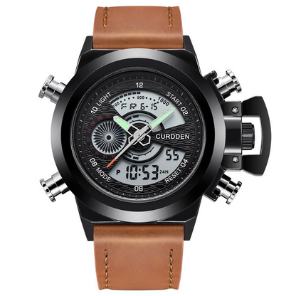Duale Zeitmode Chronograph Uhr