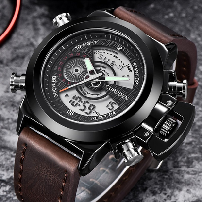 Duale Zeitmode Chronograph Uhr
