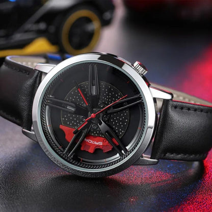 Drehender Hub-Zifferblatt Quarz-Uhr