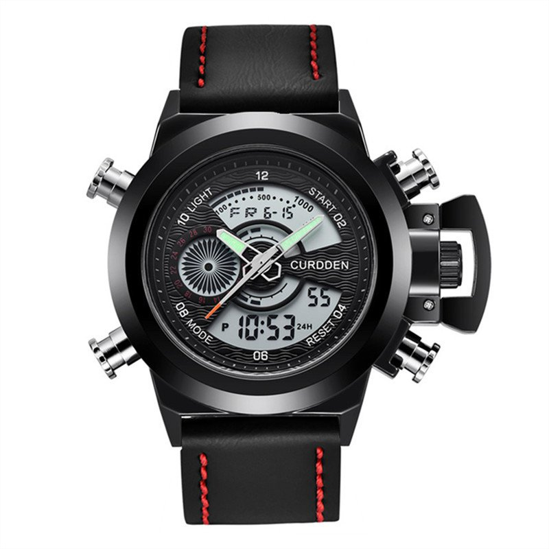 Duale Zeitmode Chronograph Uhr