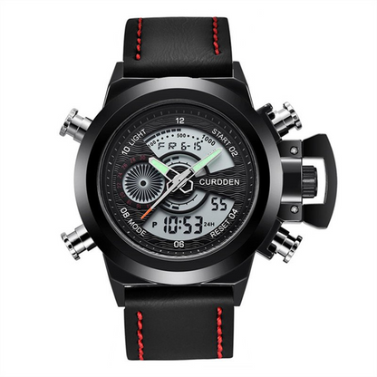 Duale Zeitmode Chronograph Uhr