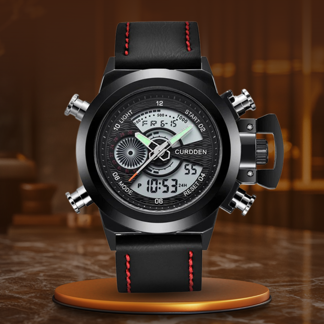 Duale Zeitmode Chronograph Uhr