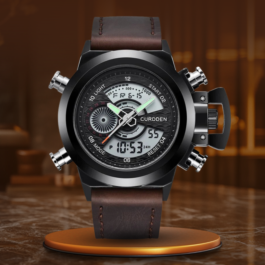 Duale Zeitmode Chronograph Uhr