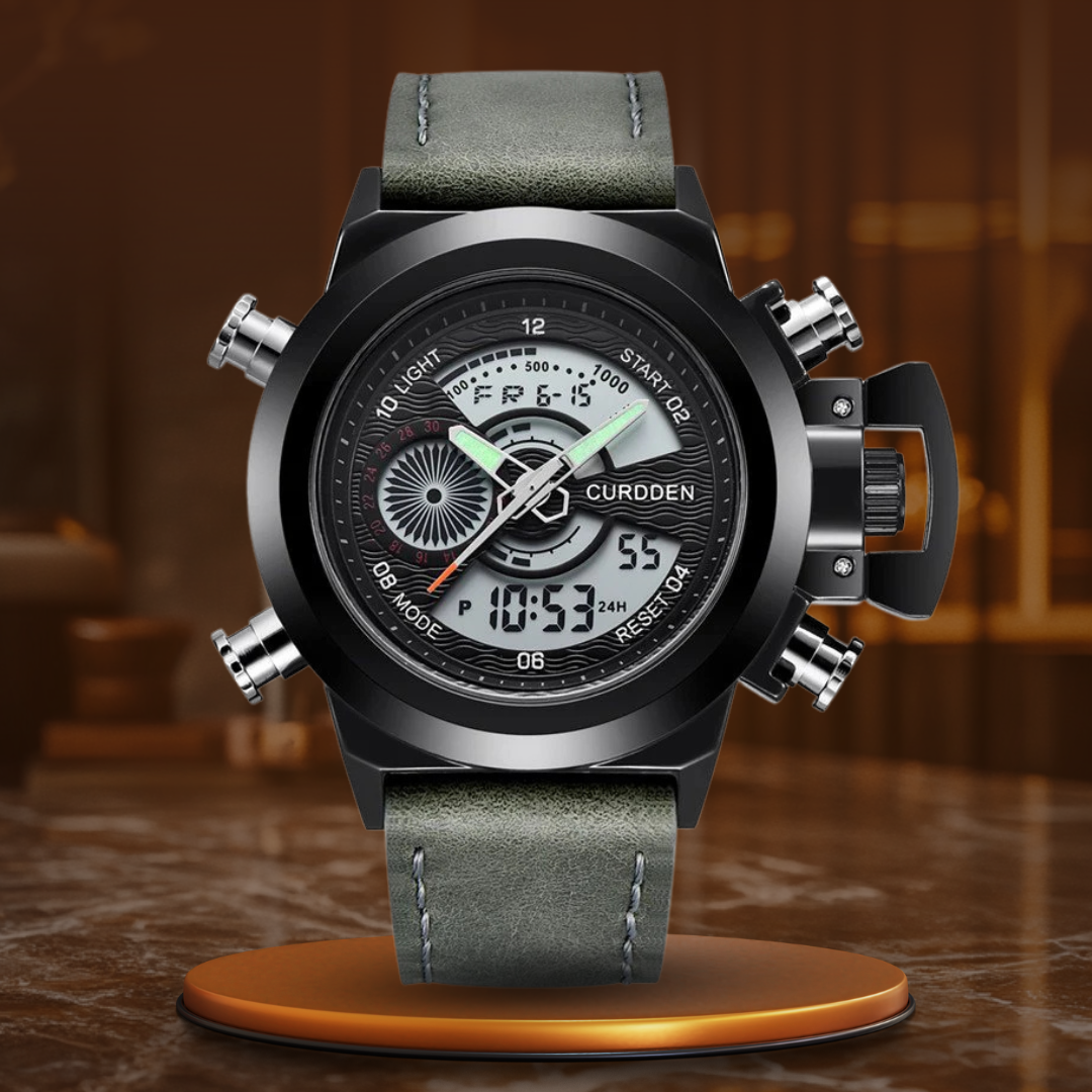 Duale Zeitmode Chronograph Uhr