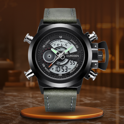 Duale Zeitmode Chronograph Uhr