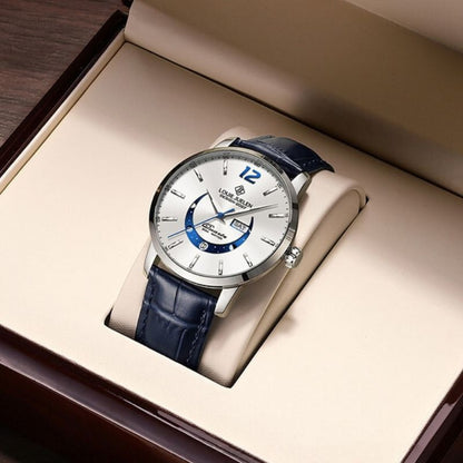 Elegante leuchtende Mondphasen-Uhr