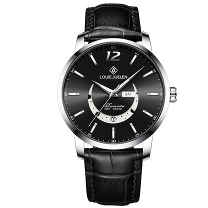 Elegante leuchtende Mondphasen-Uhr